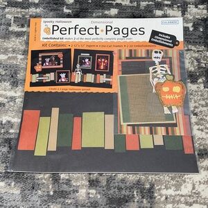 Spooky Halloween Perfect Scrapbooking Pages NEW